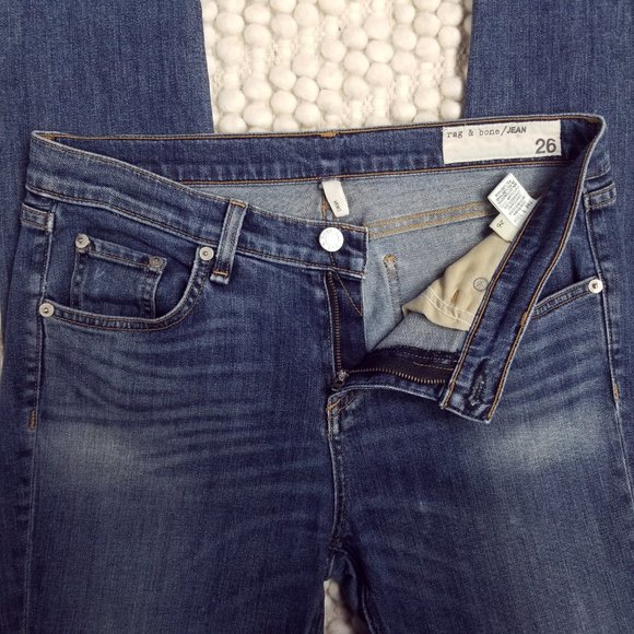 Rag & Bone DASH Relaxed Skinny Jeans 26 - Picture 5 of 9